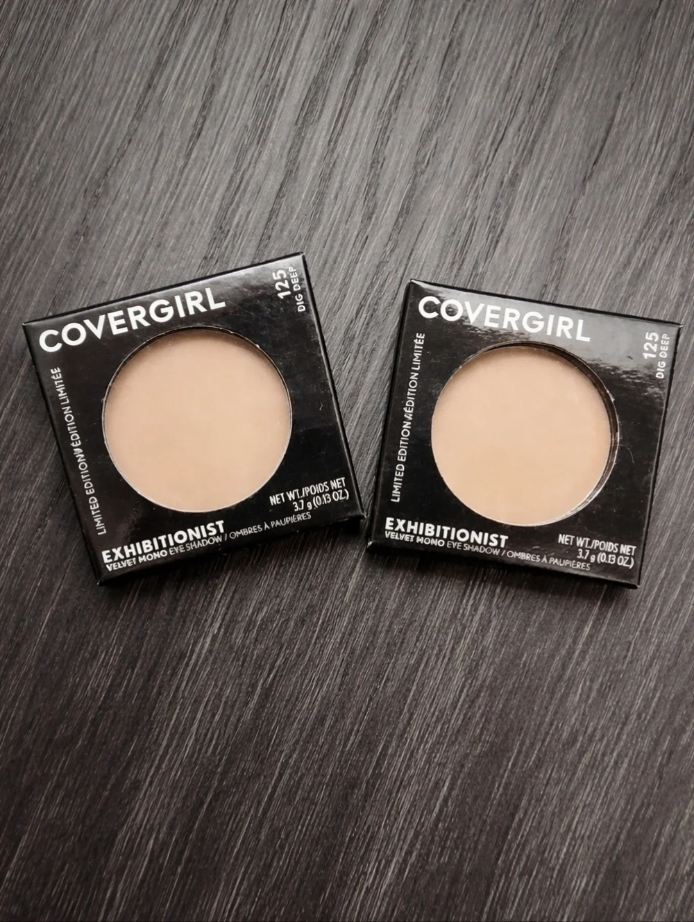 (2) COVERGIRL Exhibitionist Velvet Mono Eye Shadow 125 Dig Deep Limited Edition